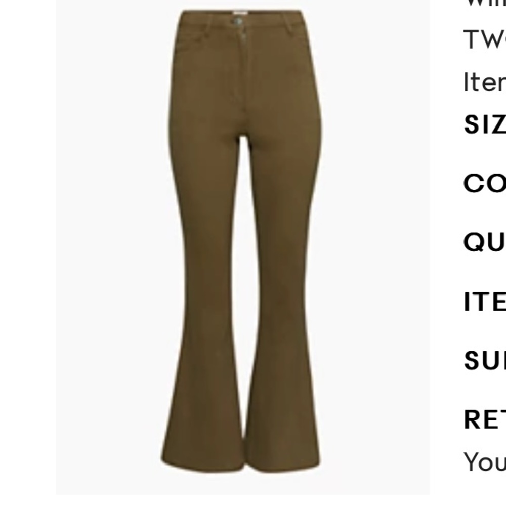 Aritzia Wilfred Free TWOSTEP Pant NWT